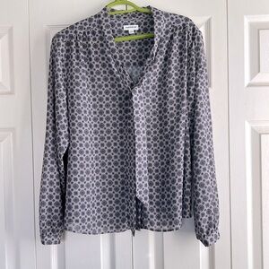 Frank and Oak Tie Neck Blouse